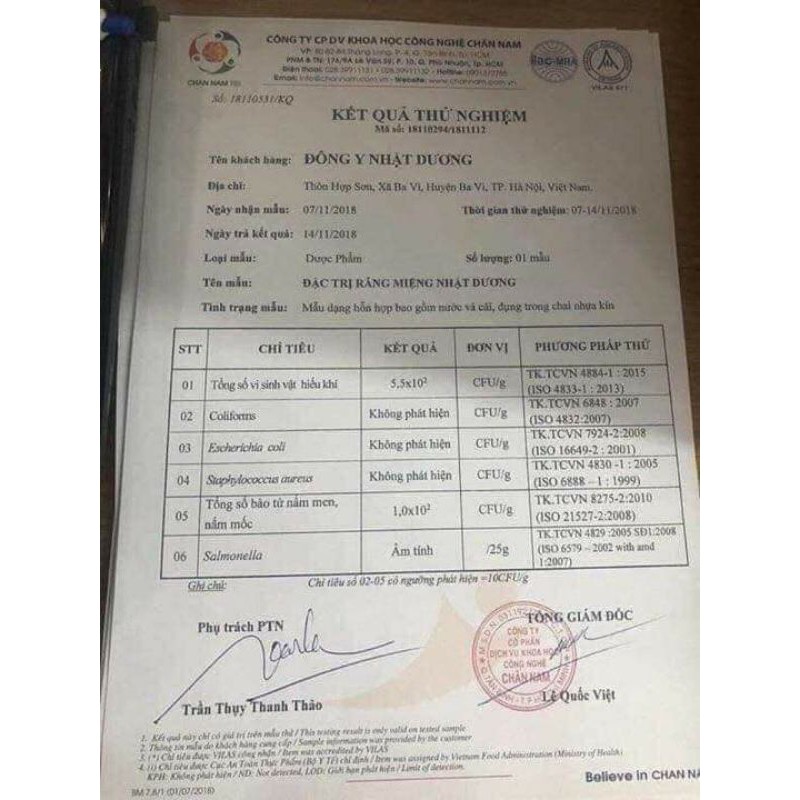 Thảo dược răng miệng nhật dương