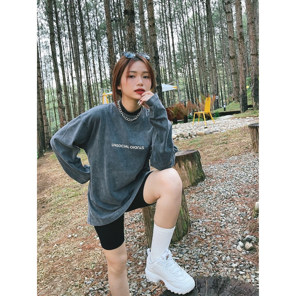 Áo Tay Dài UNSOCIAL VINTAGE WASH LONG SLEEVE TEE