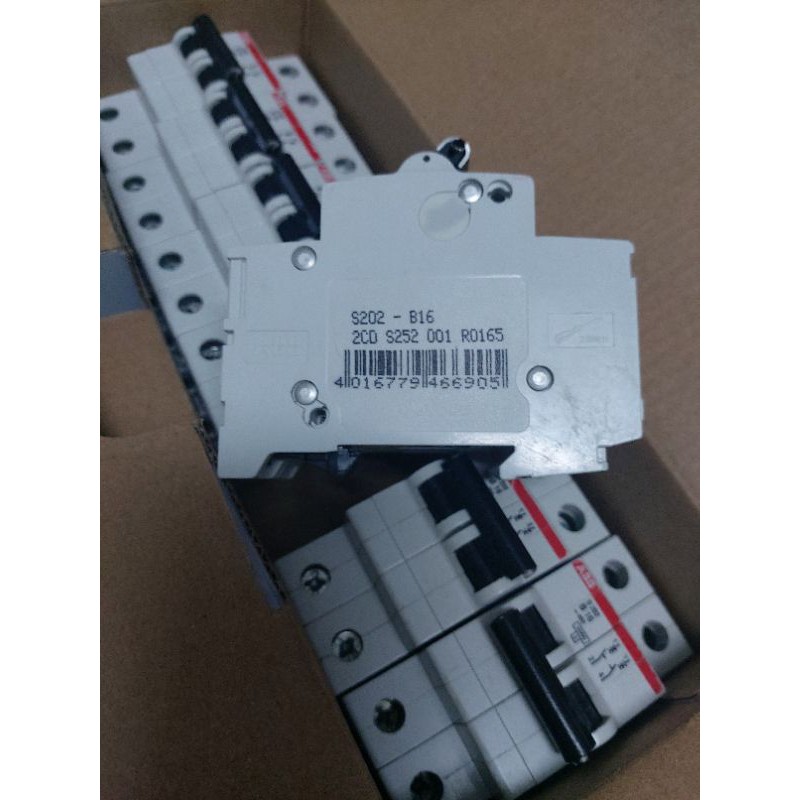 Cầu dao MCP 2P 16A 6KA S202 HÃNG ABB CHÍNH HÃNG ĐỨC