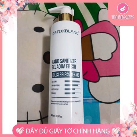 &lt;THẬT 100%&gt; Gel rửa tay 300ml Detox Blanc
