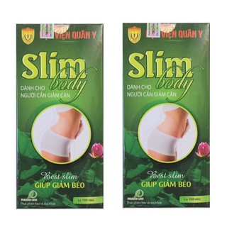 Combo 2 hộp Giảm cân Slimbody học viện quân y