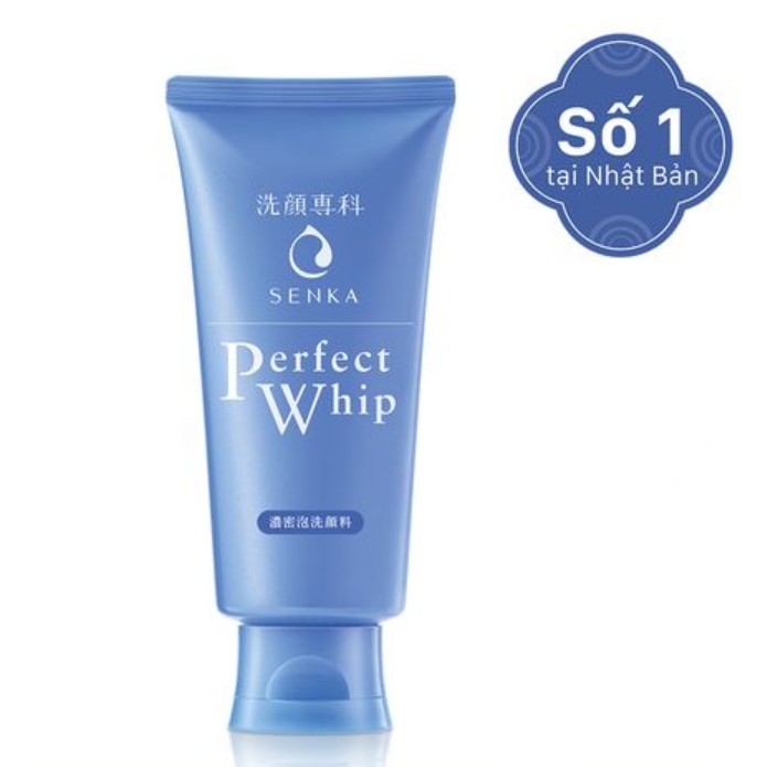 Sữa rửa mặt tạo bọt Senka Perfect Whip 120g màu Xanh-Mã RM11