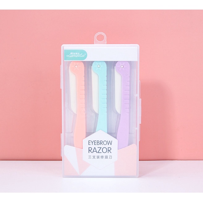 Bộ 3 Dao cạo lông mày LAMEILA cao cấp dành cho nữ BAG U DAOCAO41