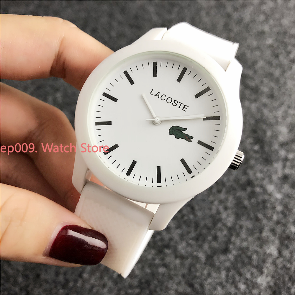 LACOSTE Đồng Hồ Quartz Dây Đeo Silicon Ey 001