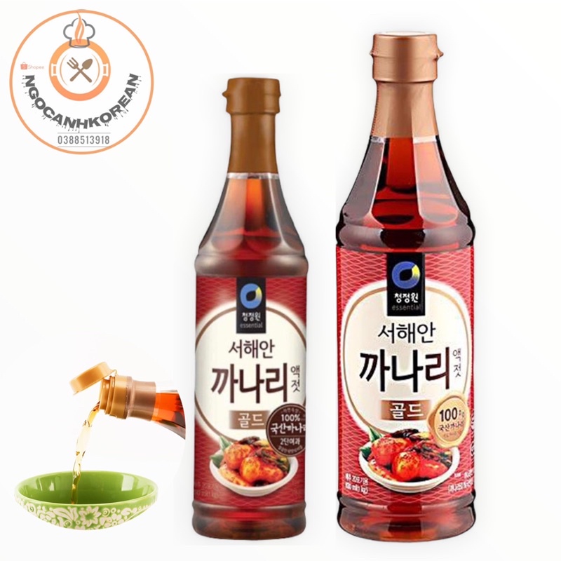 &lt;HOT&gt; Nước Mắm cá chình 500g/ 1kg Hàn quốc