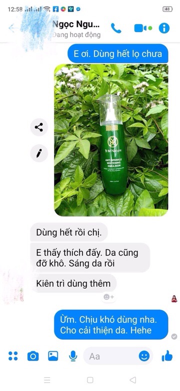 Sữa dưỡng nuôi da EMULSION