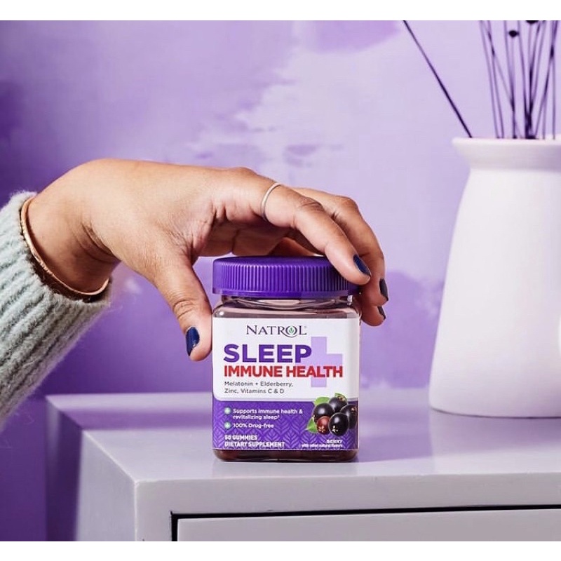 Kẹo dẻo ngủ ngon tăng đề kháng, giảm stress Sleep Immune Health | Shopee  Việt Nam
