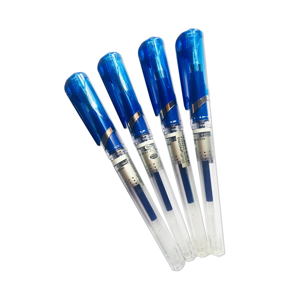 Bút bi mực gel đầu bì 0.5mm STACOM/GP103 mực Xanh/Đỏ/Đen