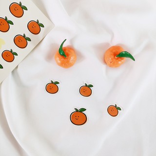Sticker Dán Trang Trí Sổ, Đồ Dùng Hình Quả Cam