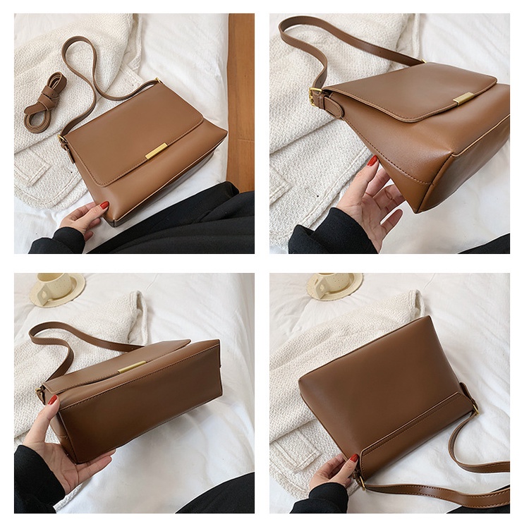 Túi Đeo Chéo Đeo Vai Đi Học Thời Trang Da Trơn Kiểu Dáng Nhẹ Nhàng Trẻ Trung_TX05