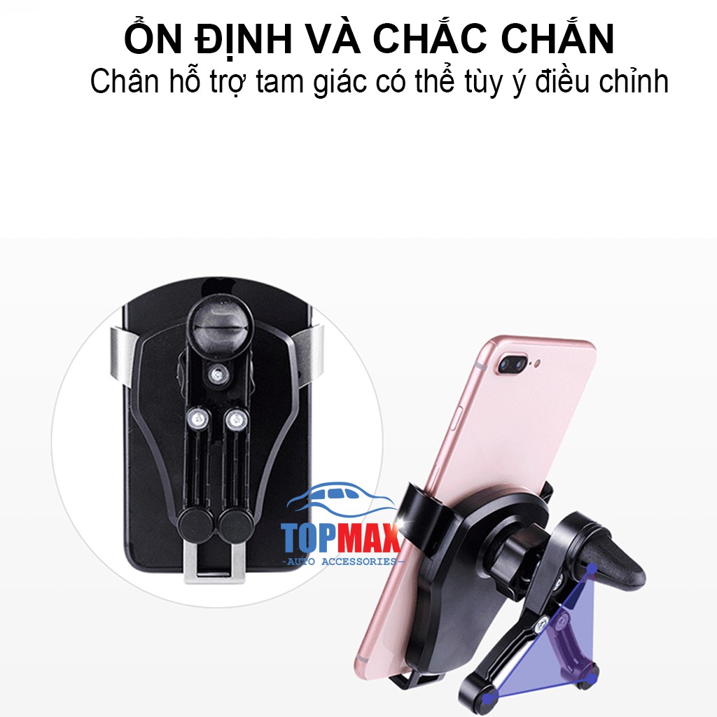 Giá Đỡ Điện Thoại Gắn Cửa Gió Ô Tô - Chất liệu Nhựa Cao Cấp