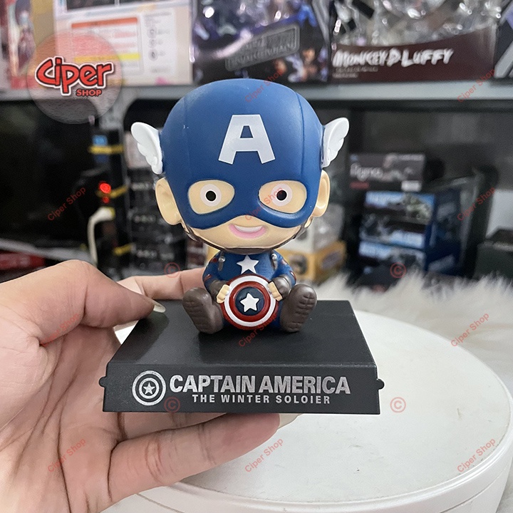 Mô hình Captain Lắc Đầu - Mô hình Avengers Lắc Đầu