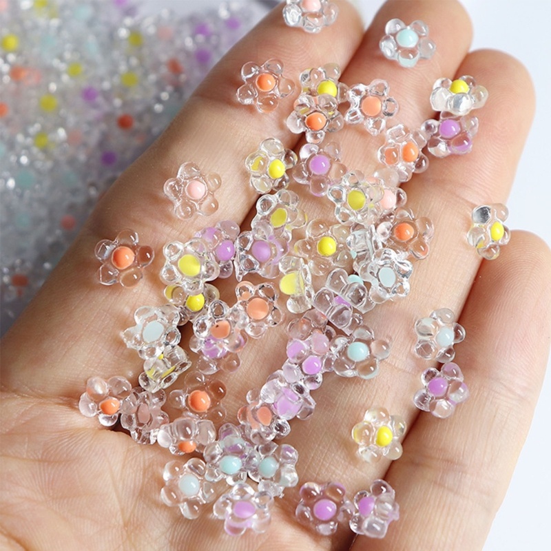 Miếng Dán Trang Trí Móng Tay Hình Hoa Hướng Dương Nhiều Màu Sắc