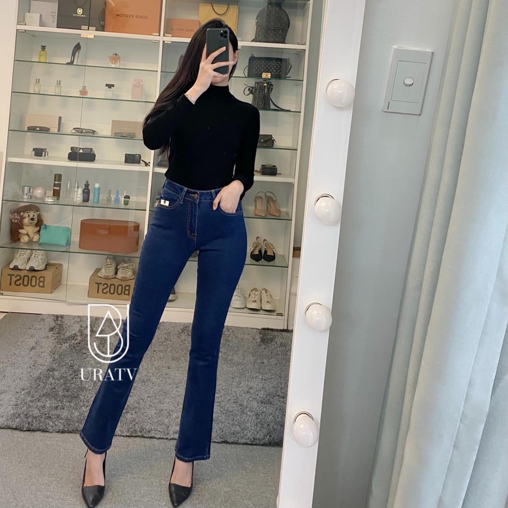 [FREESHIP - ẢNH THẬT] Quần LOE DÀI Jean co giãn trơn STRADl | BigBuy360 - bigbuy360.vn