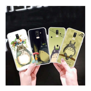 Ốp Lưng Trong Suốt In Hình Totoro Cho Samsung Galaxy J6 J8 J7 Pro Prime Duo Plus 2018