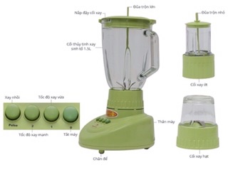 Máy xay sinh tố Happy cook Hcb-150B