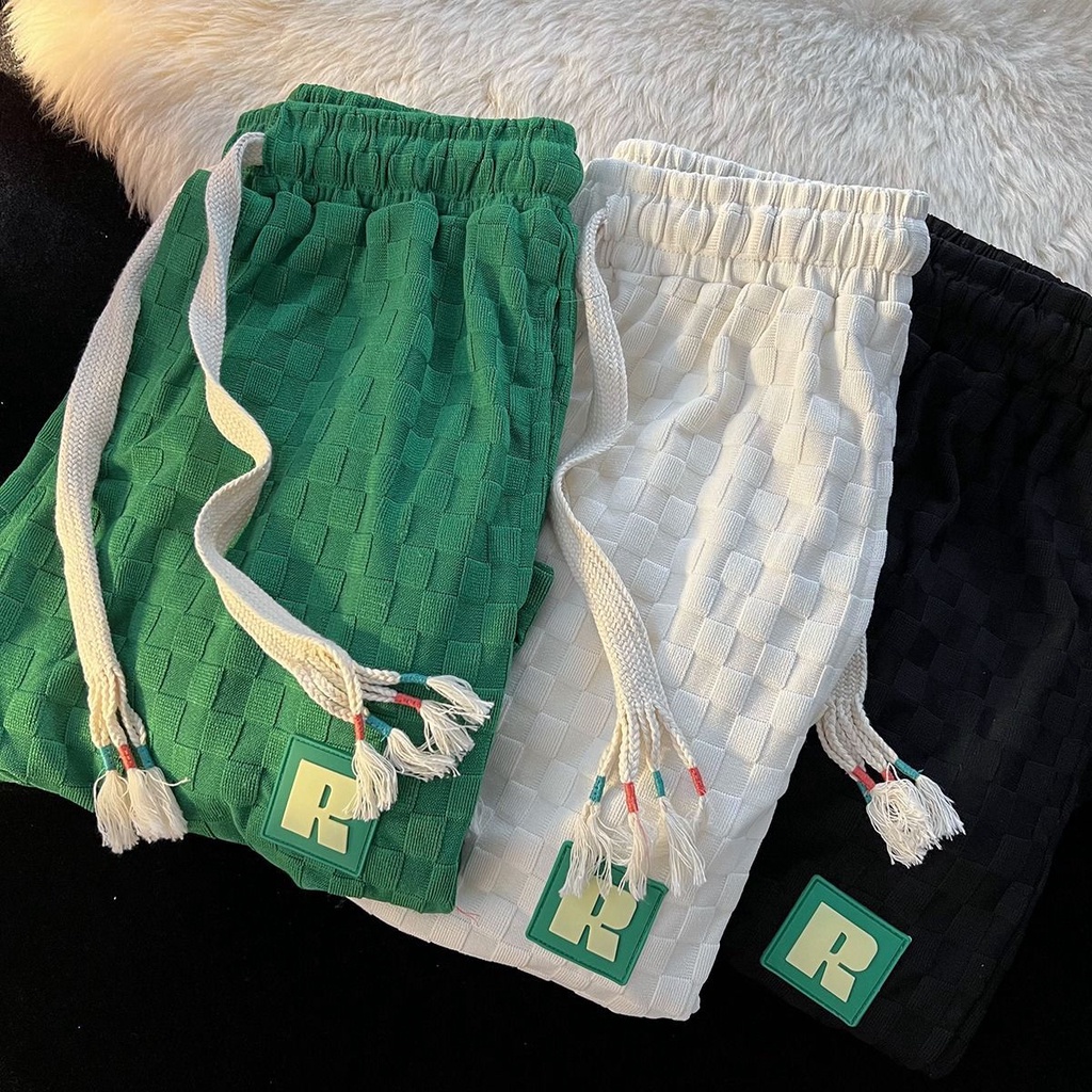 Quần Short Thể Thao Lưng Cao Dáng Rộng Thời Trang Mùa Hè Cho Nam Giới