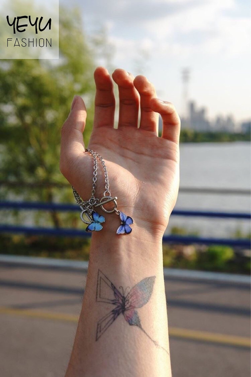 Vòng tay phối mặt bướm thời trang cá tính dành cho cặp đôi | BigBuy360 - bigbuy360.vn
