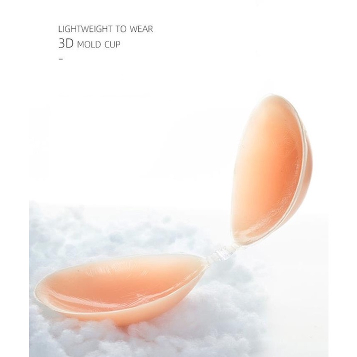 Miếng Silicone Dán Nâng Ngực Chống Trượt Tiện Lợi Dành Cho Nữ