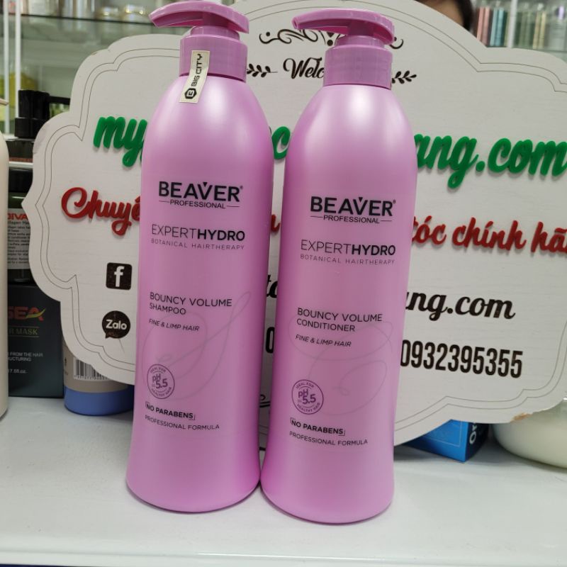 GỘI XẢ BEAVER TĂNG PHỒNG BOUNCY VOLUME 768ML