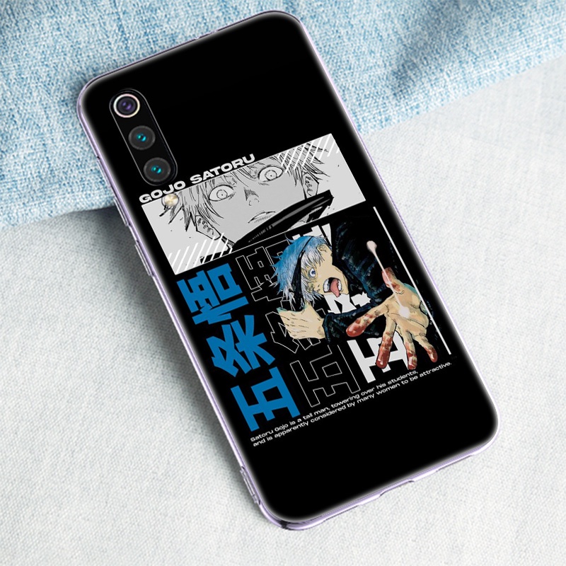 Ốp Điện Thoại Mềm Trong Suốt Hình Anime Jujutsu Kaisen Gojo Satoru Cho Xiaomi Redmi 9T K40 10 10A 10C Note 11 Poco X3 NFC Pro YN152