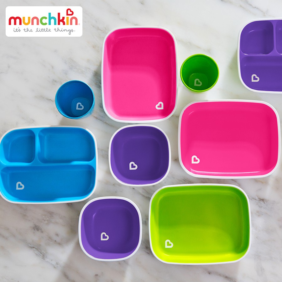 [CHUBBYSHOP] Bộ 2 cốc có nắp Munchkin cho bé