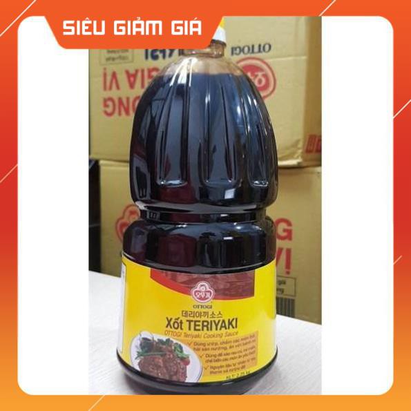 Xốt teriyaki Ottogi 2.25kg, sốt teriyaki 2.25 kg Otoki, xốt xào rau củ