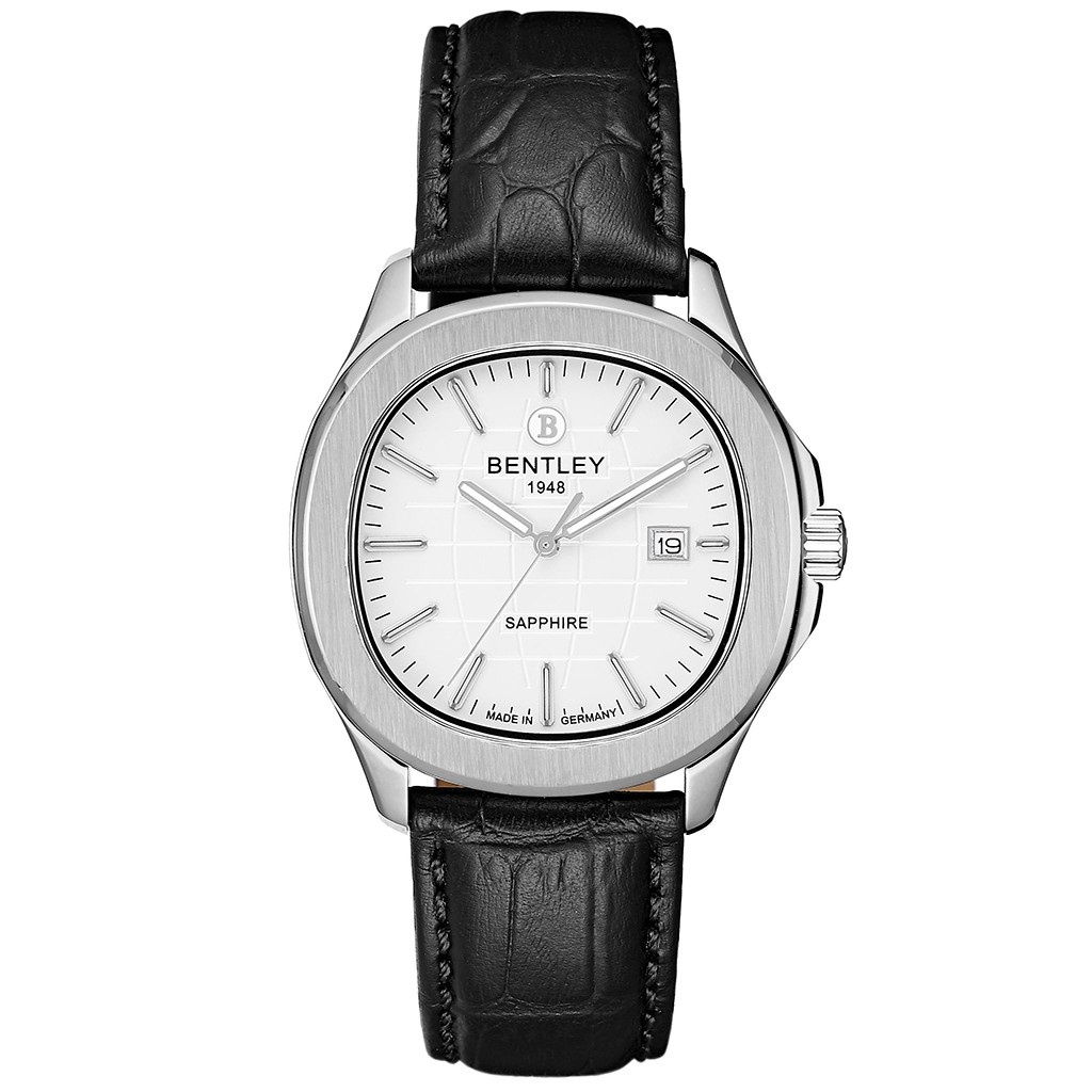 Đồng hồ nam dây da Bentley BL1869 BL1869-10 BL1869-10MWWB chính hãng mặt kính chống xước