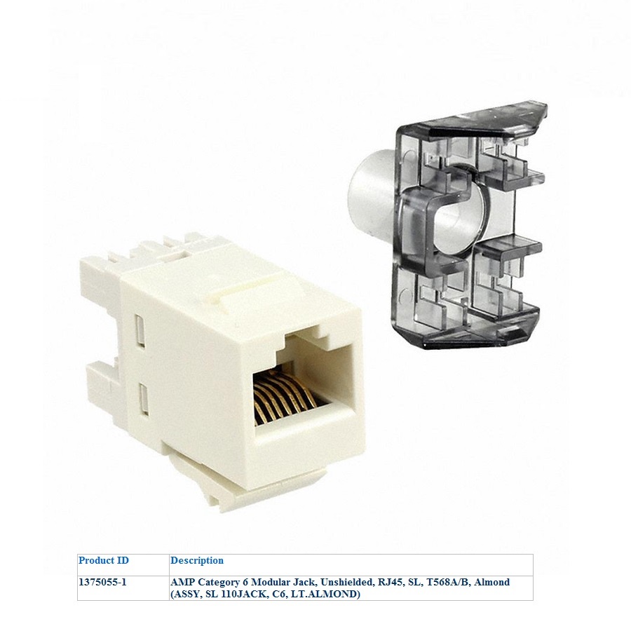 Nhân mạng cat5 cat6 cat6A Commscope AMP cao cấp
