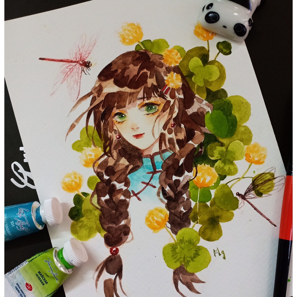 Giấy Vẽ Màu Nước Happy Pittura Set 5 Tờ 250gsm