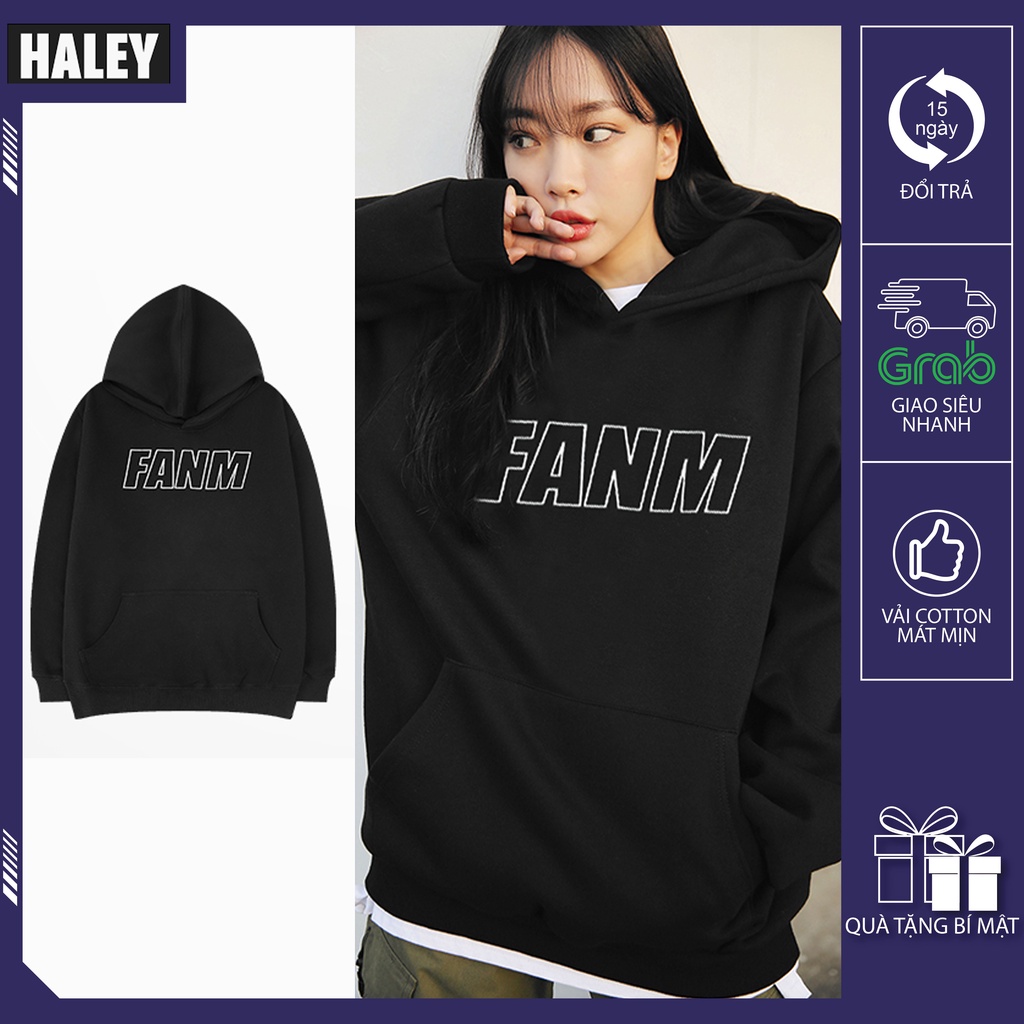 Áo Hoodie Nỉ Bông FANM Nam Nữ Unisex Hàn Quốc mã HD200 Chất nỉ đẹp dày - Quà tặng ngẫu nhiên