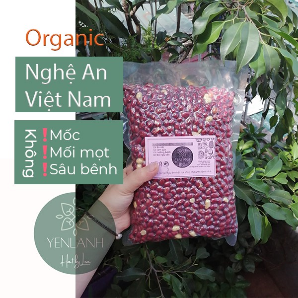 Lạc đỏ hạt nhỏ rang chay không hóa chất 500gr Yenlanhnatural