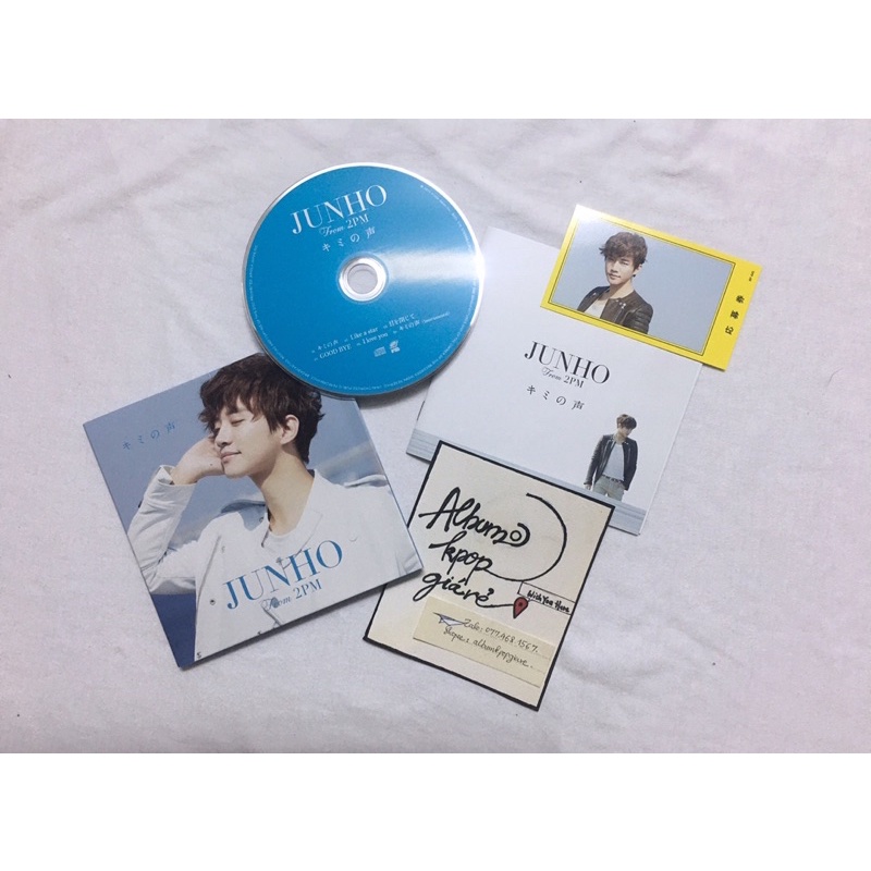 2pm Junho Album Nhật đã khui seal, gồm Cd Mini book như hình.