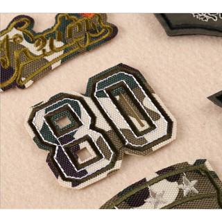 Sticker ủi thêu chủ đề quân đội