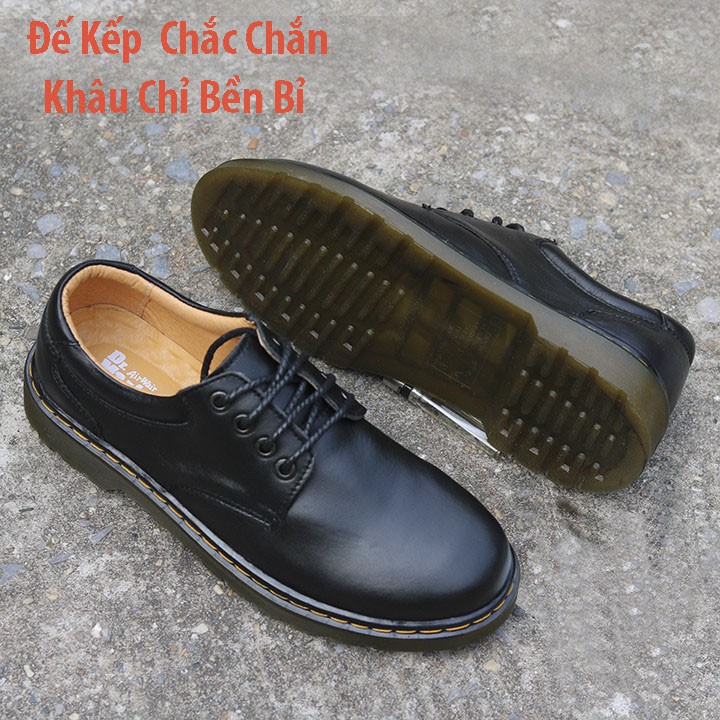 Giày Tây Nam Công Sở Cao Cấp Da Bò Giày Nam Cột Dây Thời Trang Màu Đen Lịch Lãm | BigBuy360 - bigbuy360.vn