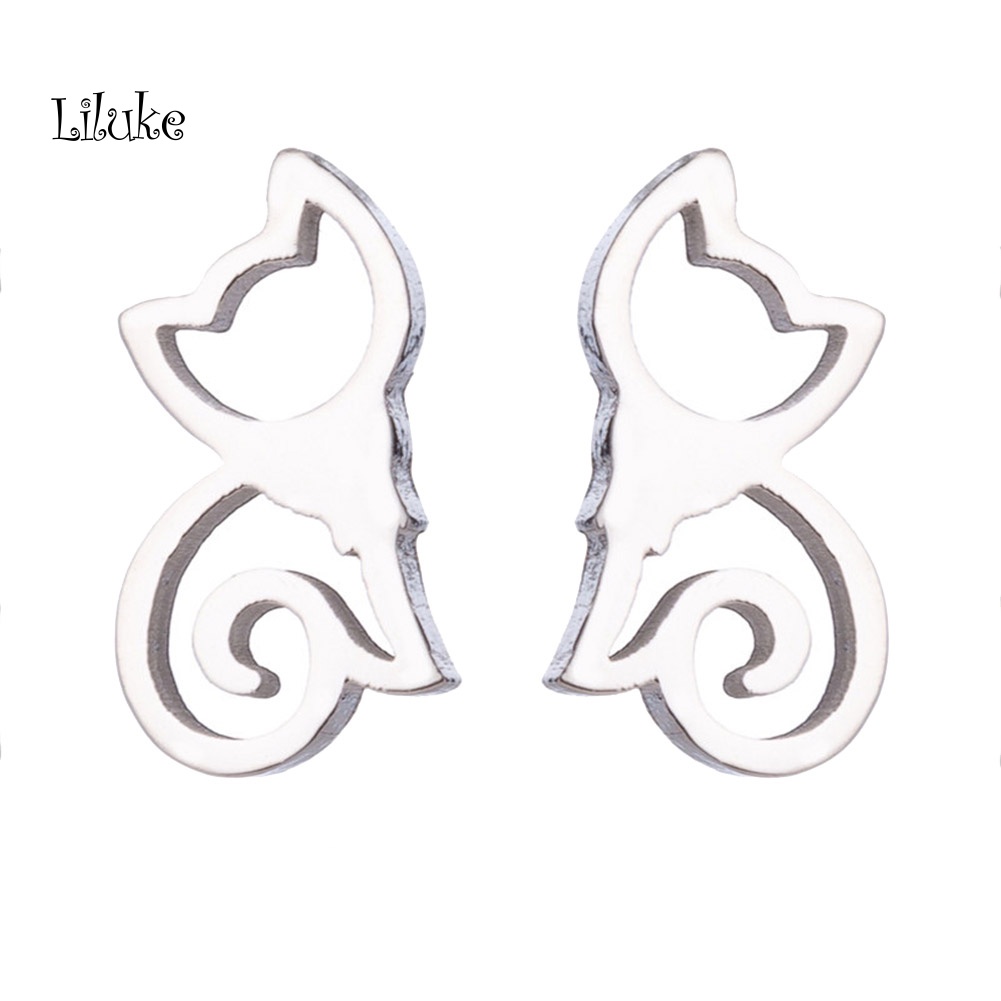 Đôi Khuyên Tai HìNh Chú MèO Dễ Thương ThờI Trang Cho Nữ