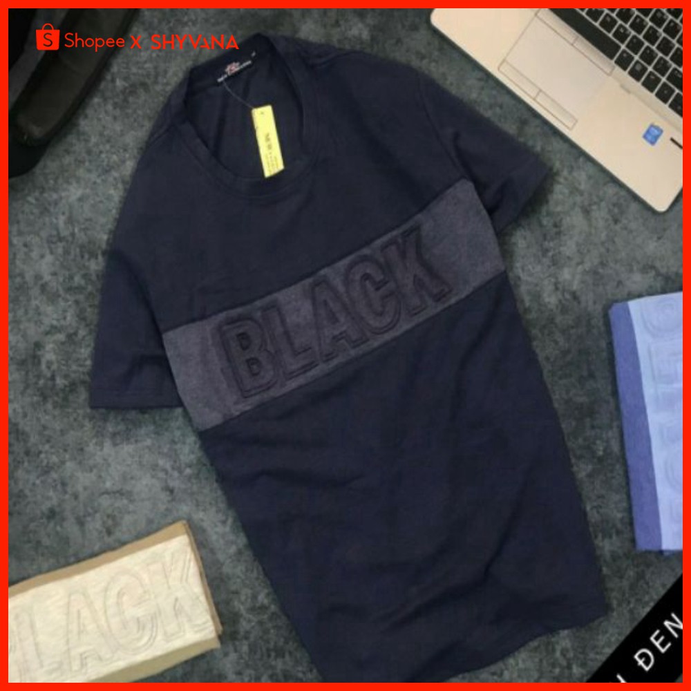 áo thun nam BLACK CỔ TRÒN