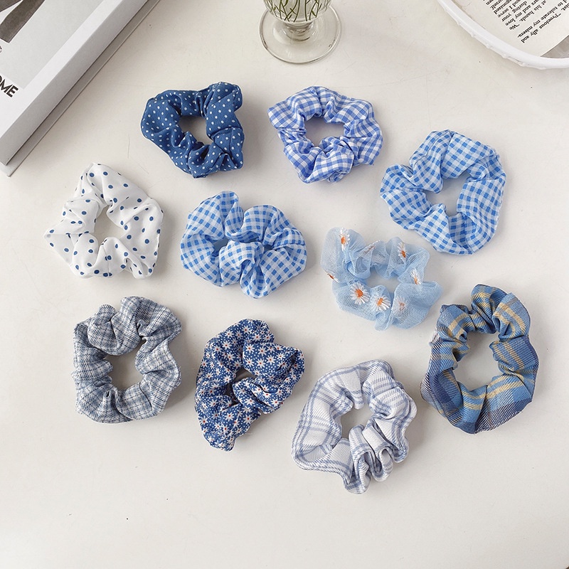 Cột Tóc Scrunchies Caro Đẹp - Dây Buộc Tóc Scrunchie Set Dễ Thương Giá Rẻ (Có Bán Sỉ)