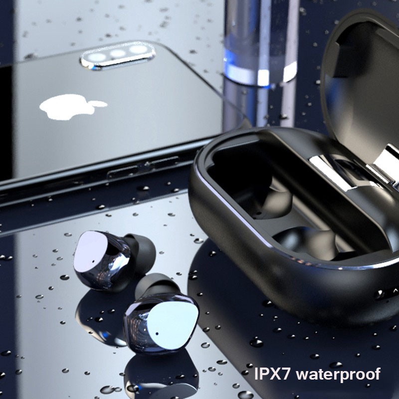 X26 Bluetooth 5.0 Wireless Earbuds Waterproof Noise Cancelling HiFi 6D Stereo TWS Metal Bluetooth