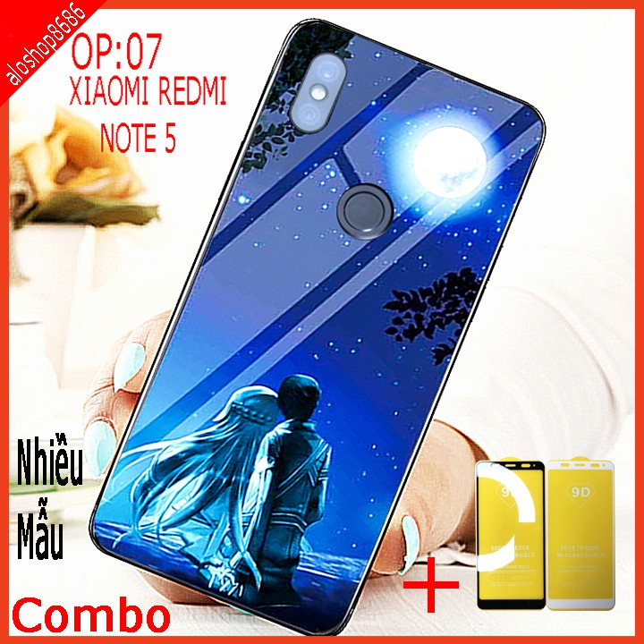 COMBO ốp lưng XIAOMI REDMI NOTE 5, NOTE 5 PRO (TẶNG KÈM 1 kính cường lực Full màn hình ) EDUCASESHOP