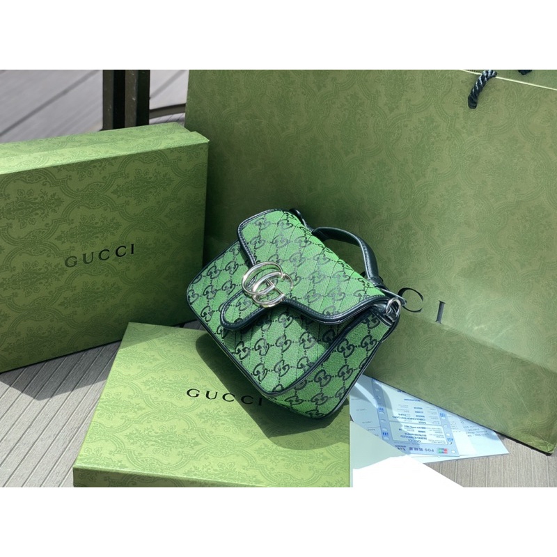 Túi guci size21cm fullbox mầu xanh lạ bắt mắt
