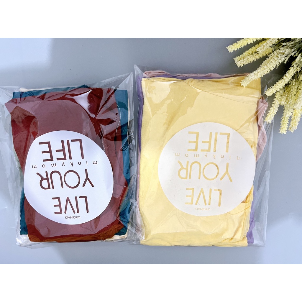 COMBO 5 Áo thun lạnh minkymom dài tay cho bé