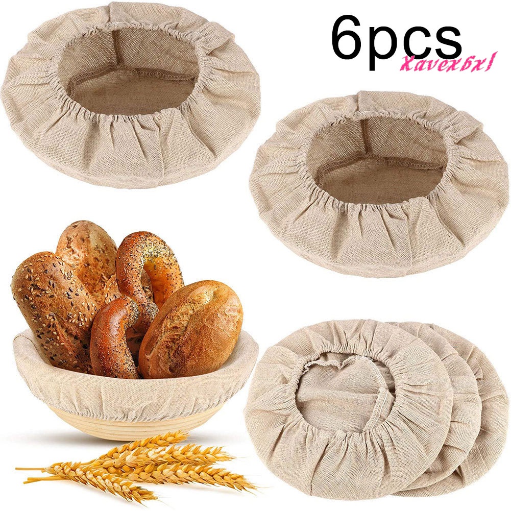 Set 6 vỏ bọc vải Cotton ủ bột bánh mì