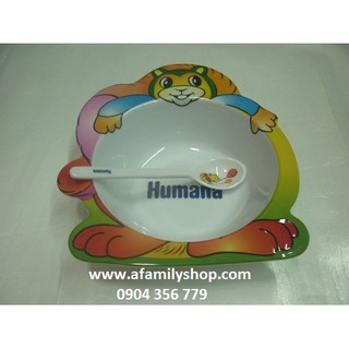 Bô bát và thìa ăn dặm Humana-hình gấu
