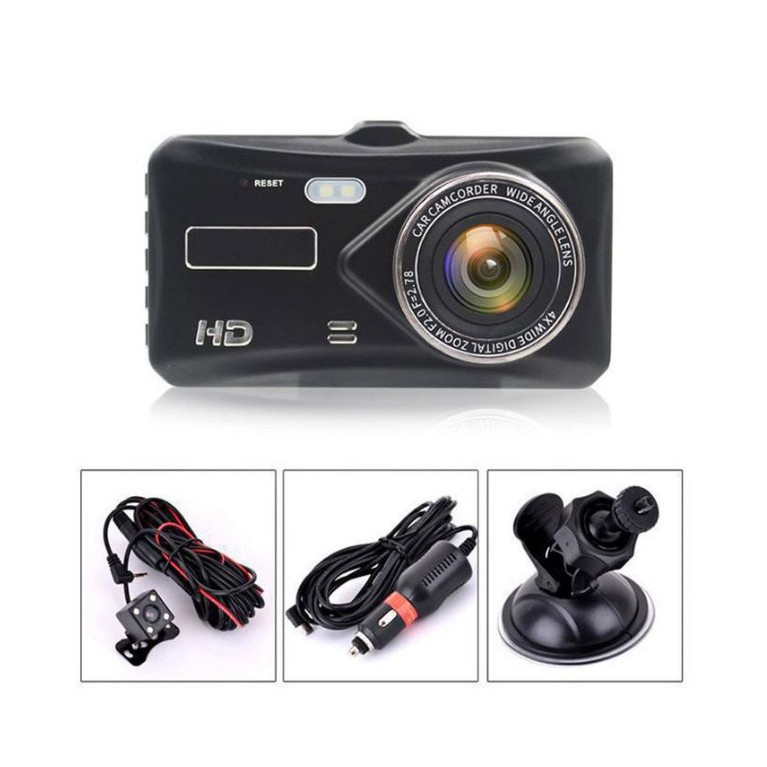 Camera hành trình trước sau A10 X4 STARLIGHT màn cảm ứng 4inch full HD dây cam sau dài đến 10 mét cho xe tải | BigBuy360 - bigbuy360.vn