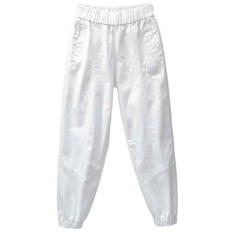 Quần Cotton Trắng Ống Rộng Lưng Thun Thời Trang Xuân Hè 2021 Cho Nữ | BigBuy360 - bigbuy360.vn