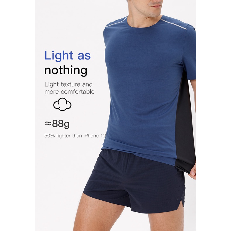 Áo Chạy Bộ Nhanh Khô Áo Thun T Shirt Nam Aonijie FM5118 Thấm Hút Mồ Hôi Tốt Chất Vải Cao Cấp Chuyên Thoáng Mát