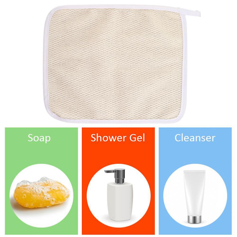 1 Khăn Tắm Bùn Tẩy Tế Bào Chết Mặt Và Cơ Thể Chất Liệu Nylon Bản Rộng Harigett