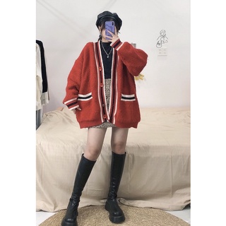 [2HAND] Cardigan Len Hàn Quốc