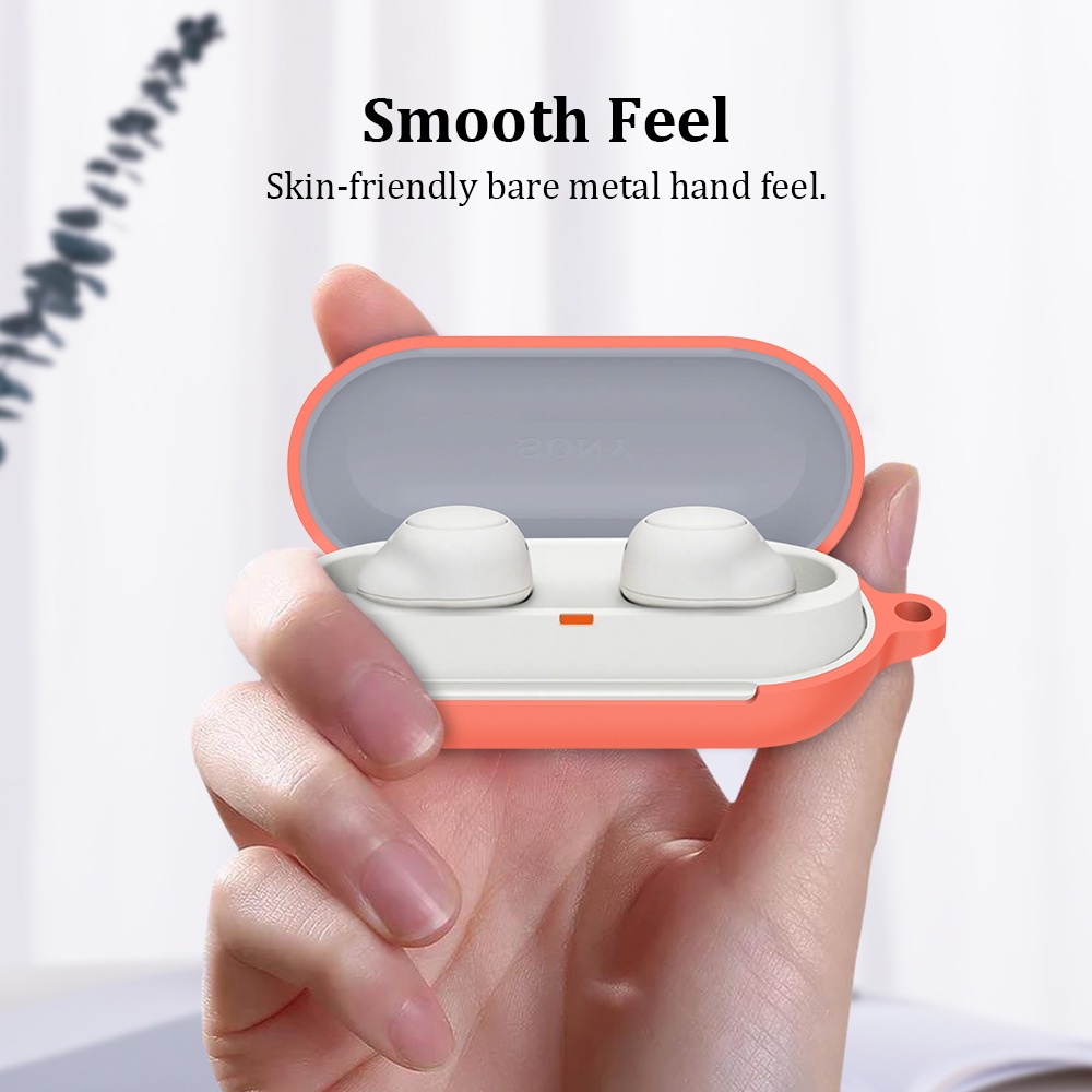 Vỏ Bảo Vệ Hộp Sạc Tai Nghe SONY WF-C500 Bluetooth Chất Liệu Silicon Mềm Chống Trượt Họa Tiết Hoạt Hình